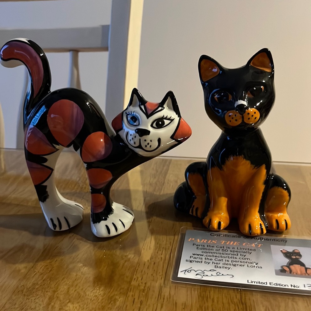 Lorna Bailey Cat figurines